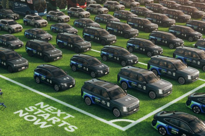 Hyundai annonce le déploiement de la plus grande flotte de  solutions de mobilité et de robotique pour la Coupe du Monde  de la FIFA™