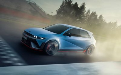 IONIQ 5 N auf der Rennstrecke.