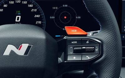 Sportlenkrad mit Schaltwippen im IONIQ 5 N.