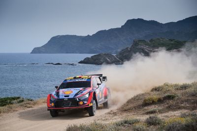 Scène du championnat du monde des rallyes de la FIA WRC