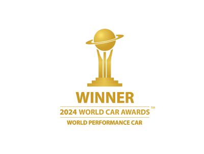 World performance car of the year award badge