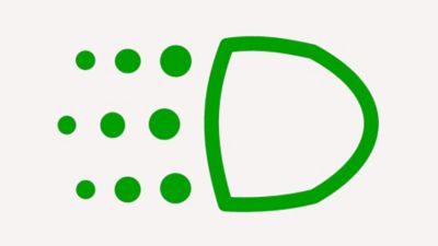 Symbol świateł do jazdy dziennej