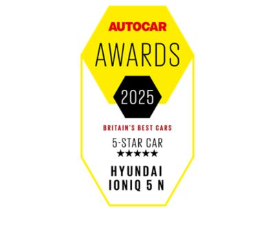 Autocar 5 star car award badge