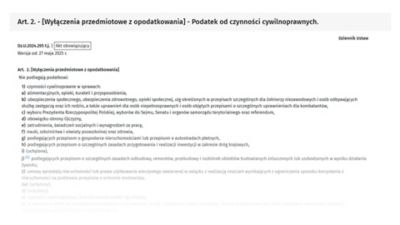 Informacje o podatku od czynności cywilnoprawnych