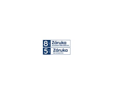 Logo 5leté záruky Hyundai s neomezeným počtem kilometrů.