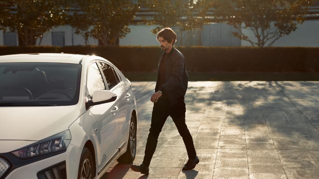 Nøkkel og keyless video IONIQ Electric. Video.