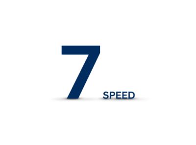 Graphic showing 7 speed.