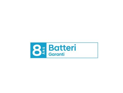 Garantilogo Hyundai Norge 8 år batterigaranti. Logo.