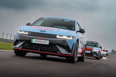 Hyundai IONIQ 5N Racing on track