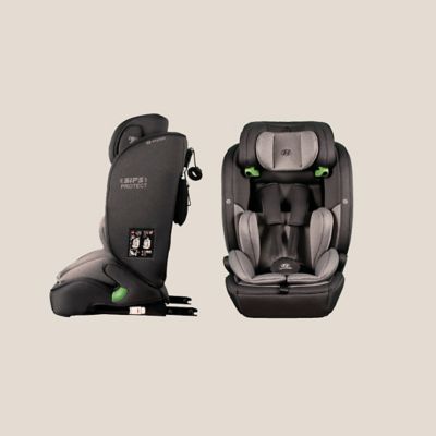 Vorder- und Seitenansicht des Kindersitzes