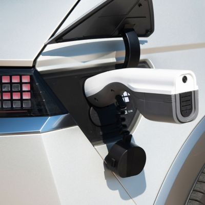   Digitales Bild des Ladeanschlusses des Hyundai.