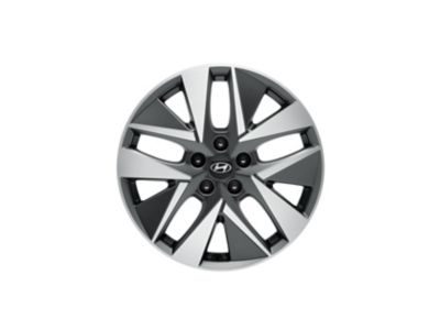 Hyundai IONIQ 6 18-inch bicolour Yesan alloy wheels of the Genuine Accessories collection.