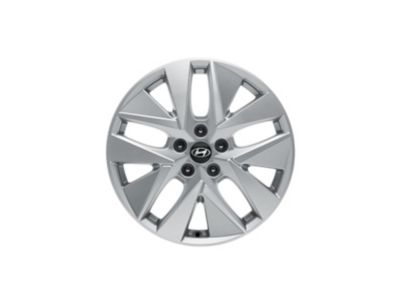 Hyundai IONIQ 6 18-inch silver Yesan alloy wheels of the Genuine Accessories collection.