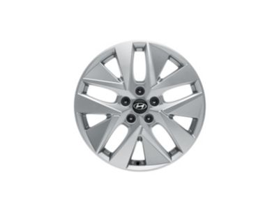 Jantes alliage 18” argent pour la Hyundai IONIQ 6 issues de la collection d’accessoires d’origine.