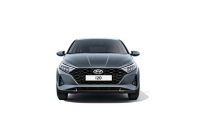 Close-up of the Hyundai i20's front right Daytime Running Lights 
