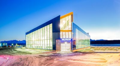 Biltrend Harstad sitt bygg. Foto