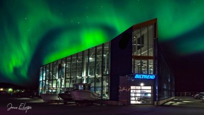 Biltrend Harstad sitt bygg. Foto