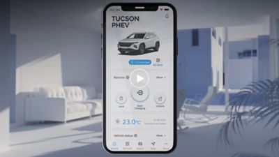 Video introducing the features of the Hyundai Bluelink app