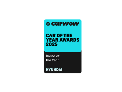 Hyundai brand award logo.