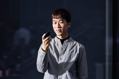 Portrait de Chanki Park, Chef Designer Couleurs et Garnissages, équipe CMF Hyundai 
