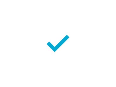 Checkmark icon.