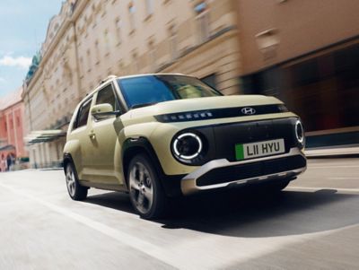 Hyundai INSTER driving on the road