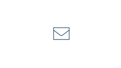 Hyundai blue email icon