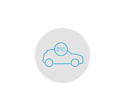 Icon PHEV Plug-in Hybrid Electric Vehicle (Plug-in Hybrid-Elektrofahrzeug).