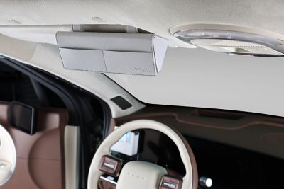 Wodoodporna mata w bagażniku Hyundai SANTA FE.