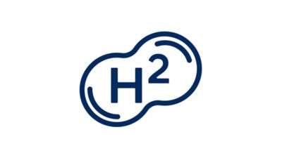 Et ikon av hydrogen H2. Ikon