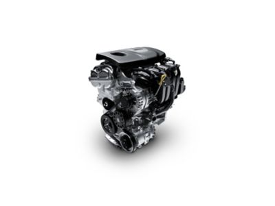 Der turbogeladene 1.6-Liter-Smartstream-Motor des Hyundai TUCSON Hybrid.