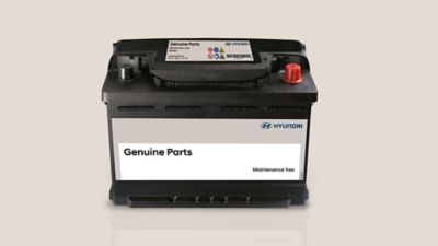 Eine original Hyundai Starterbatterie.