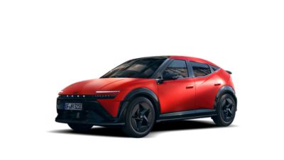 Der Hyundai IONIQ 3 von schräg vorne.