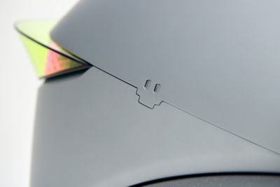 Mr. Pix-Detail am Heck eines Hyundai Concept THREE.