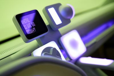 Displays an Bord eines Hyundai Concept THREE.