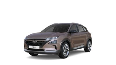 Der Hyundai NEXO von schräg vorne.