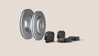 Hyundai Zubehörteile: Bremsscheiben und Bremsbacken. 