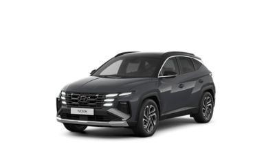 Der Hyundai TUCSON Plug-in-Hybrid von schräg vorne.