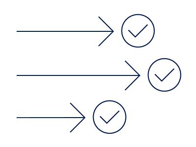 Symbol-Grafik für die HYUNDAI Finance Ziel-Finanzierung mit flexibler Anzahlung und günstigen Raten.