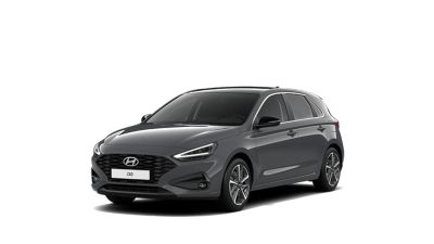 Der Hyundai i30 von schräg vorne.