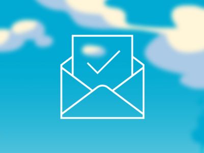 Symbold für eine eingegange E-Mail