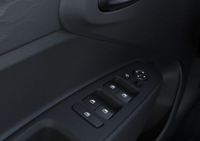 Los intermitentes LED de los retrovisores exteriores del Hyundai i10.
