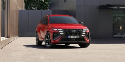 Hyundai TUCSON widziany z przodu