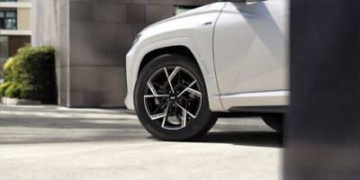 The welcoming rear seats of the all-new Hyundai KONA Electric N Line.