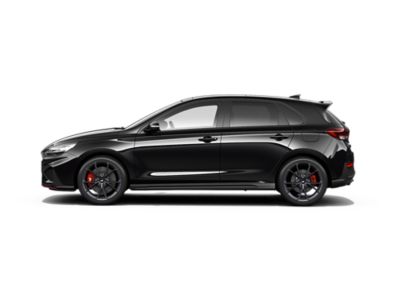 Opciones de color del nuevo Hyundai i30 N: Phantom Black Pearl.