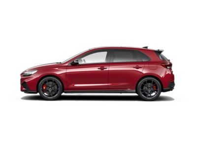 Opciones de color del nuevo Hyundai i30 N: Sunset Red
