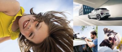 Collage zu den Hyundai Sommer-Angeboten
