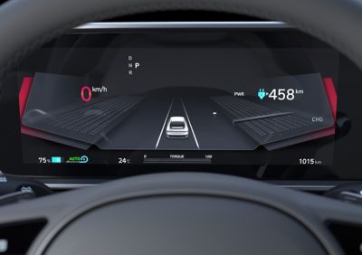 On board charger panel image of the Hyundai IONIQ 6.