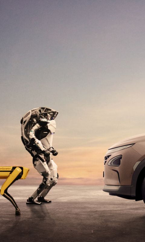 Escena de visión de futuro de Hyundai