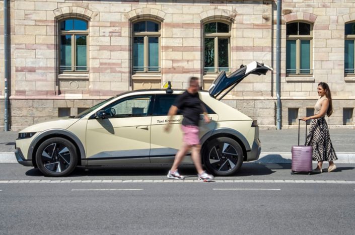 Attraktiver: Hyundai bietet das IONIQ 5 Taxi-Paket jetzt bereits ab 1.000 Euro an